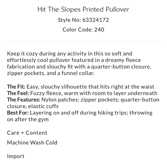 HIT THE SLOPES BOLTS OF LOVE PRINTED JACKET FREE PEOPLE - Picture 6 of 9